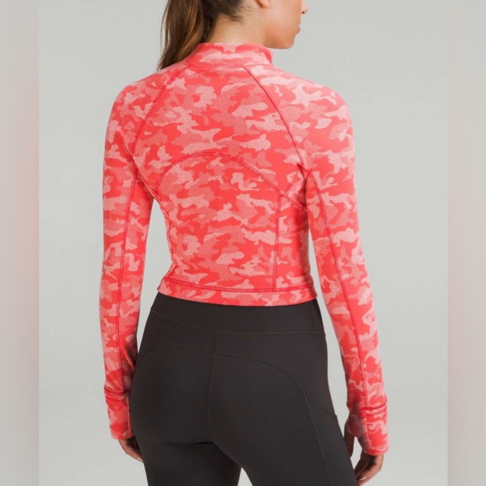 Lululemon Its Rulu Run Cropped Half Zip Size 6